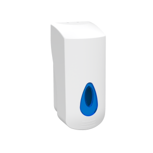 White 2 litre modular Manufactured in the UK, quality abs plastic cover. White 2 litre refillable soap dispenser. Liquid, foam or spray pump available.