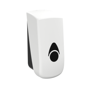 Myriad white recycled 900ml liquid soap dispenser. Suitable for foam, liquid and spray pumps available.