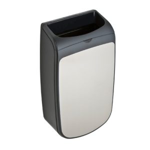 ABS plaster cover with steel backplate. 25 litre wastebin. Stylish and practical.