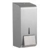 Brushed stainless 304 grade steel, 900ml liquid soap dispenser.