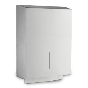 Ecoline hand towel dispenser, front angled view