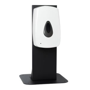 Modular desktop stand. Black metal. Tabletop/countertop stand.
