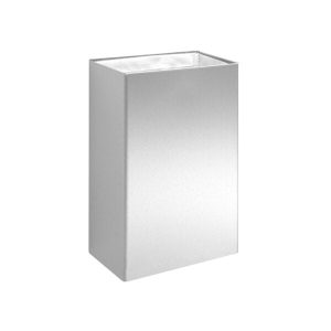 Stainless steel waste bin, 23 litre waste bin. North west, UK.