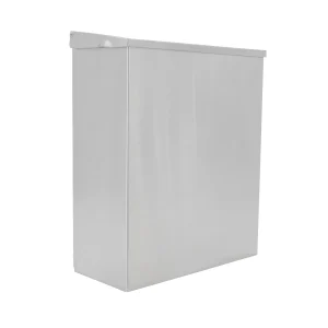 5 litre Stainless steel bin, wall mounted. North west, UK