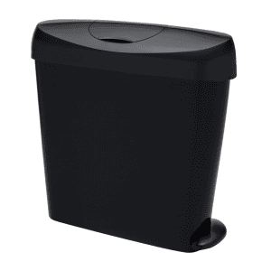 Designer Sanitary 23L Waste Bin Matte Black