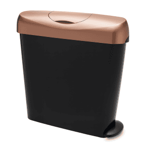 Designer Sanitary 23L Waste Bin Matte Copper