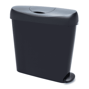Designer Sanitary 23L Waste Bin Matte Graphite
