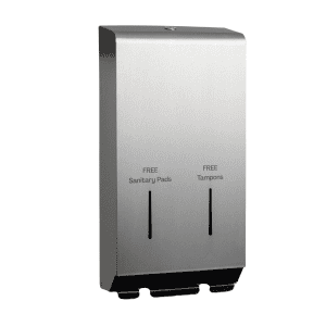 Opal™ Brushed Stainless Dual Vend Sanitary Dispenser